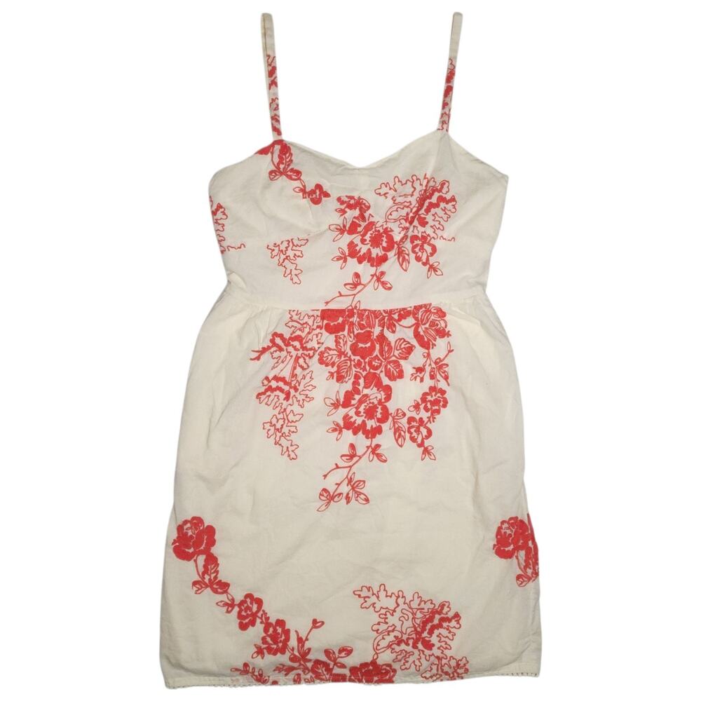 J Crew Sun Dress Womens Size 4 Embroidered Cottagecore Fairycore Feminine